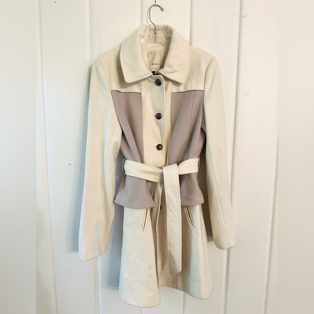 Anthropologie Wool Trench Coat